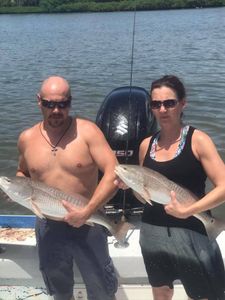 Two anglers fishing in Seminole