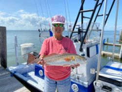 Person fishing at South Padre Island