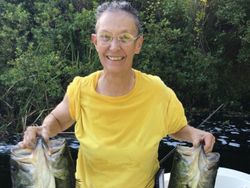 Two fish caught while fishing in FL