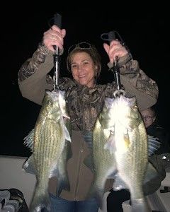 Two big fish caught while fishing in Florida
