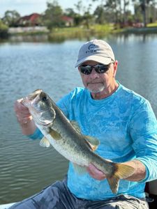Largemouth bass caught while fishing in Florida