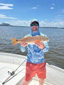 Calm waters, big Redfish in Biloxi!
