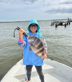Sheepshead fish caught in MS
