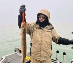 Charters cast off, chasing northern pike! 