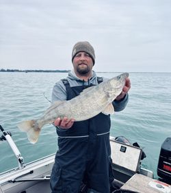 Single angler fishing in Ohio