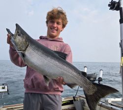 Coho Salmon caught while fishing in St. Catharines