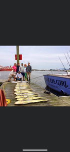 7 people enjoying a fishing trip in NC