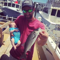 Striped bass fishing in NC