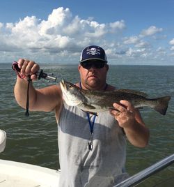 Spotted Weakfish caught while fishing in TX