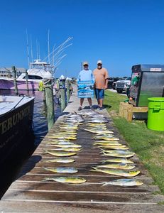 Great catch of dolphin and a handful of tunas! 
