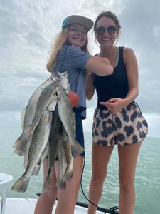 Redfish haul in Port Isabel, TX