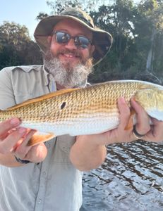 A single angler fishing in Florida