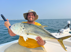 Crevalle Jack fish caught while fishing in St. Augustine