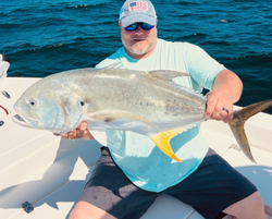 Crevalle Jack, a 26-inch fish caught while fishing in FL