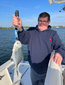 Fishing for a 15-inch Florida Pompano in FL