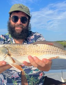 Solo angler with large fish in Florida