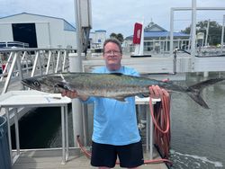A king mackerel fish caught while fishing in FL