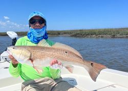 Redfish caught by angler in St. Augustine
