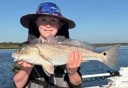 A photo of a redfish caught while fishing in FL