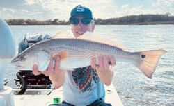 Redfish caught in FL during fishing trip