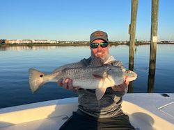 Angler fishing in St. Augustine with a great catch