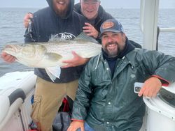 Two people fishing in NJ