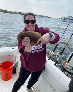 One person fishing in NJ