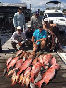 Caught Plenty of Snapper in Carrabelle Florida