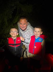 Night fishing adventure in Crystal River FL with alligator encounter