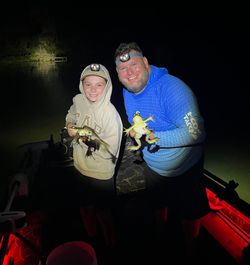 Two people fishing at Crystal River