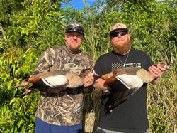 Two people fishing at Crystal River