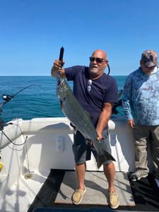 Chinook salmon caught while fishing in NY