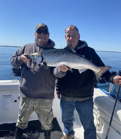 Anglers with big fish in New York