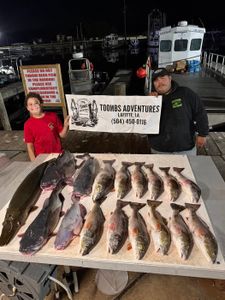 7 fish caught in Lafitte
