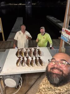 Three people fishing in LA