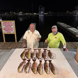 11 redfish caught fishing in Lafitte