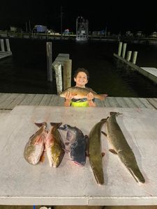 Redfish, 3 big fish caught fishing in LA