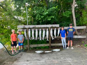 Young Anglers Battle Hard-Fighting Steelhead