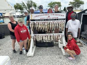 Two Day Lake Erie Walleye Success with Conklin Family