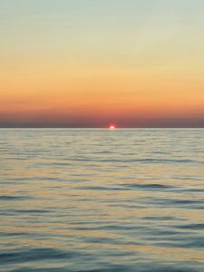 Sun meets the Sea in Lake Erie