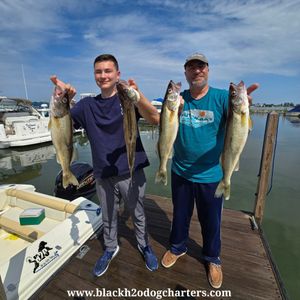 Father-Son Duo from SoCal Hooks Into Lake Erie Walleye Action