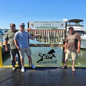 Family crew grinds out their first Lake Erie Walleye trip
