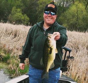 Spring crappies and bass fishing