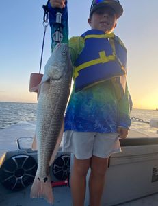 Sunset Serenade: Rockport TX Redfish Fishing