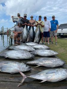 Successful Day of Tuna Fishing in Williamsburg VA
