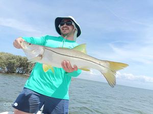 Beautiful day for snook fishing FL