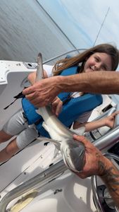 Young Angler Outfishes the Crew with Blacktips and a Bonnethead
