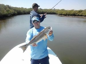 Flats Fishing For Redfish, Florida