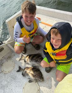 These two boys caught over 40 fish combined!!