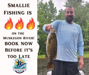 Hot Muskegon River Smallmouth Bite – Book Your Trip Today!